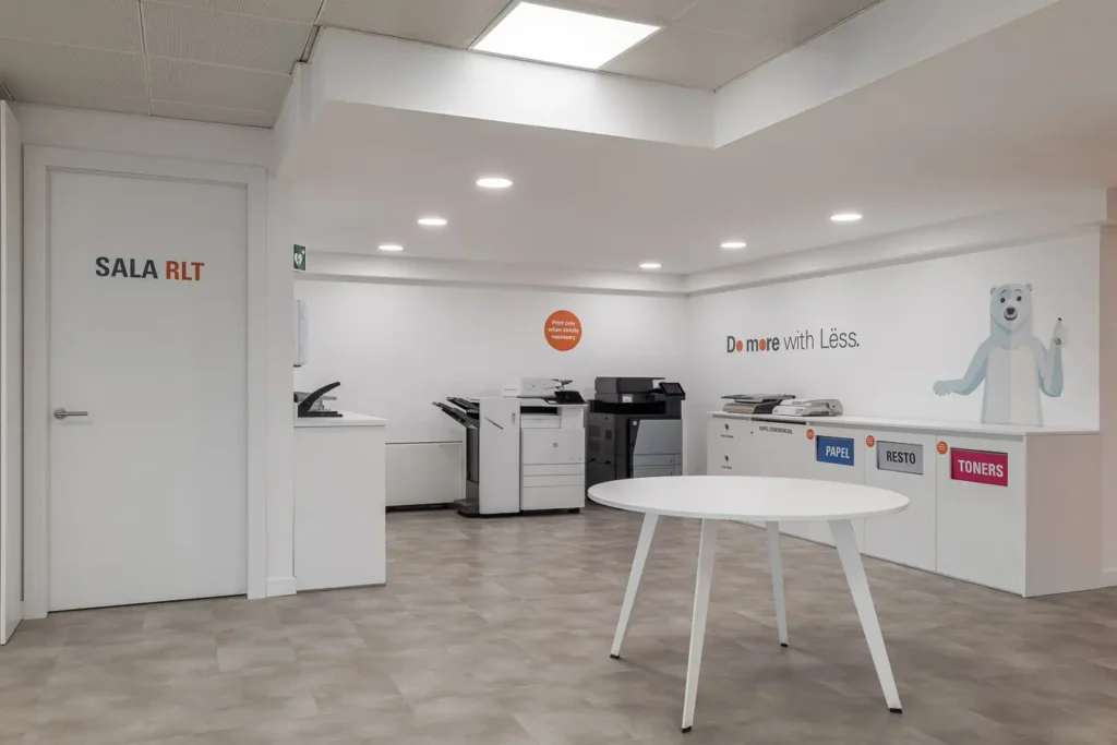 zona impresoras oficina sala rlt